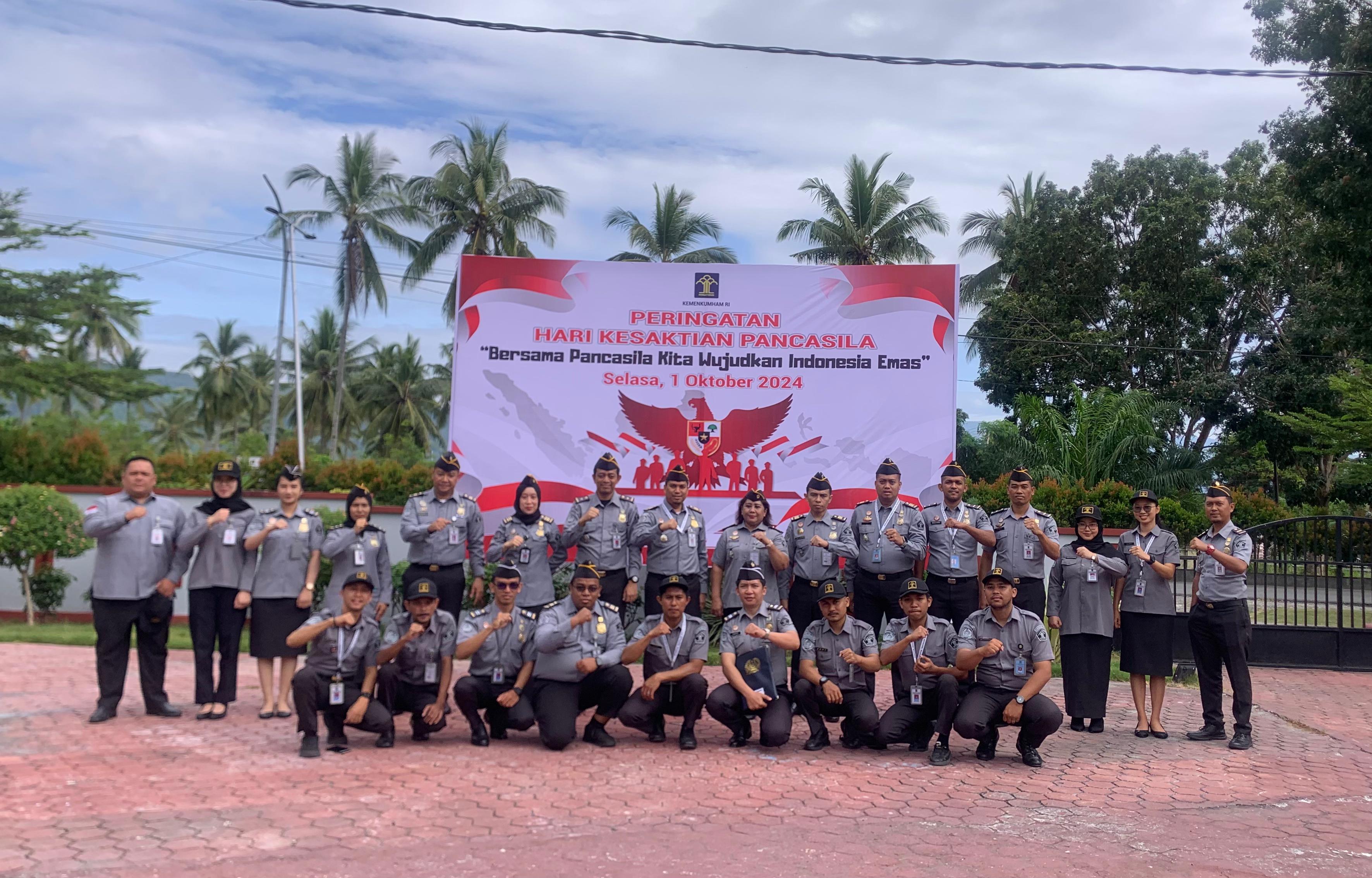 Imigrasi Banggai Implementasikan Nilai-Nilai Pancasila dalam Pelayanan Keimigrasian