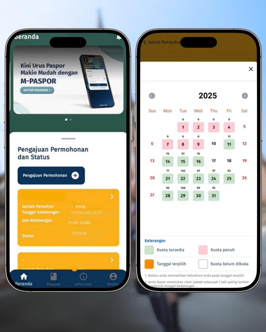 Kini Ada Fitur "Reschedule" Jadwal Pembuatan Paspor di Aplikasi M-Paspor