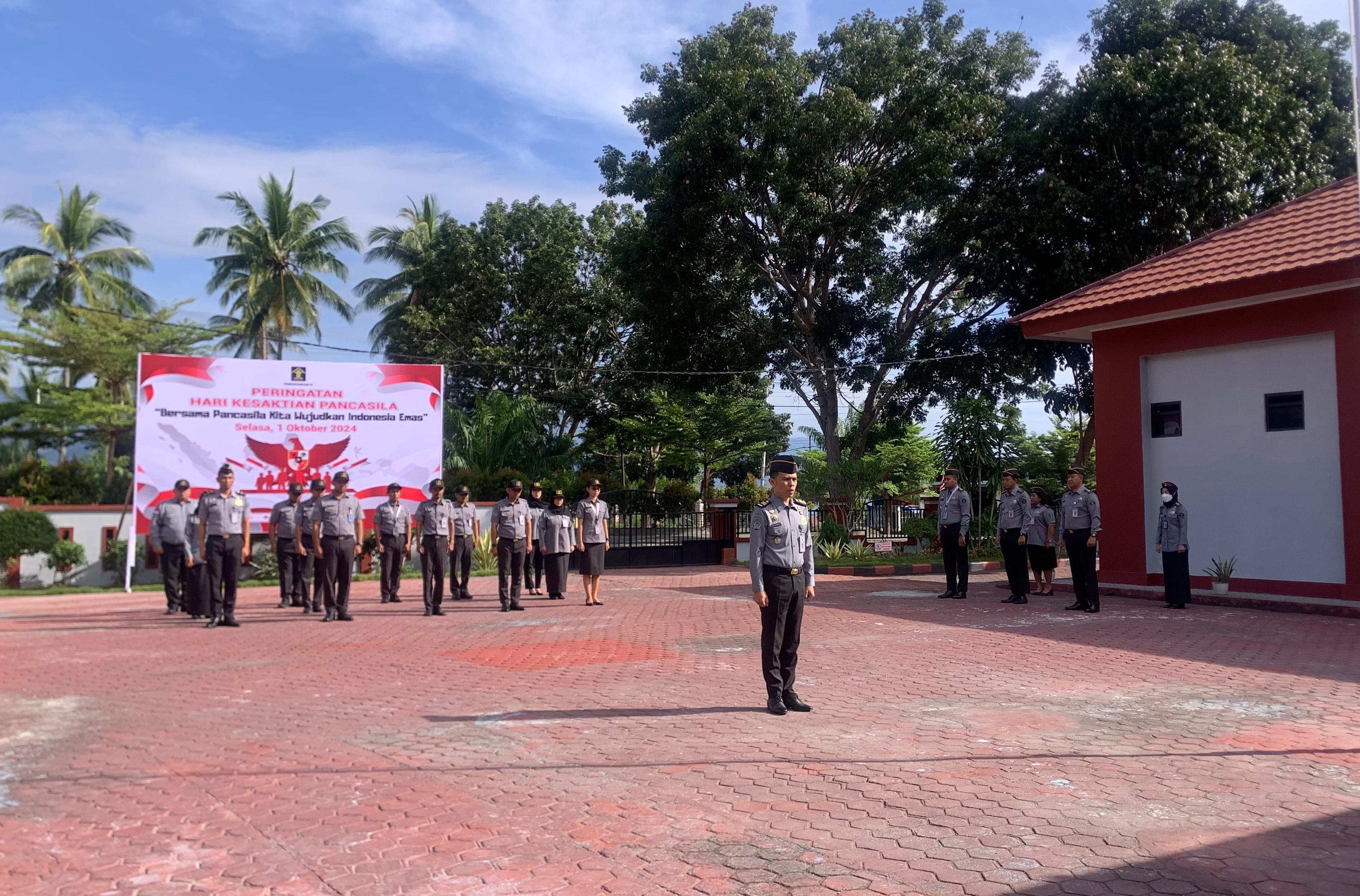 Imigrasi Banggai Gelar Upacara Peringatan Hari Kesaktian Pancasila